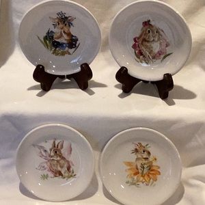 Easter Tidbit Plates - set of 4